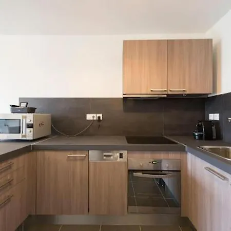 Apartamento Domaine Blue Park 2 Pièces, Piscine, Jardin Privé, Climatisation, Parking Et Vue Antibes