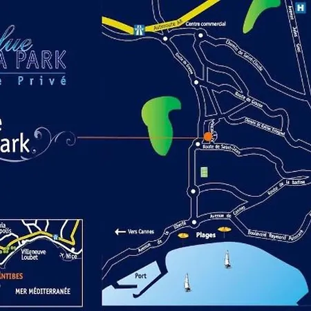 Domaine Blue Park 2 Pieces, Piscine, Jardin Prive, Climatisation, Parking Et Vue