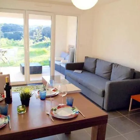 Domaine Blue Park 2 Pièces, Piscine, Jardin Privé, Climatisation, Parking Et Vue * Antibes