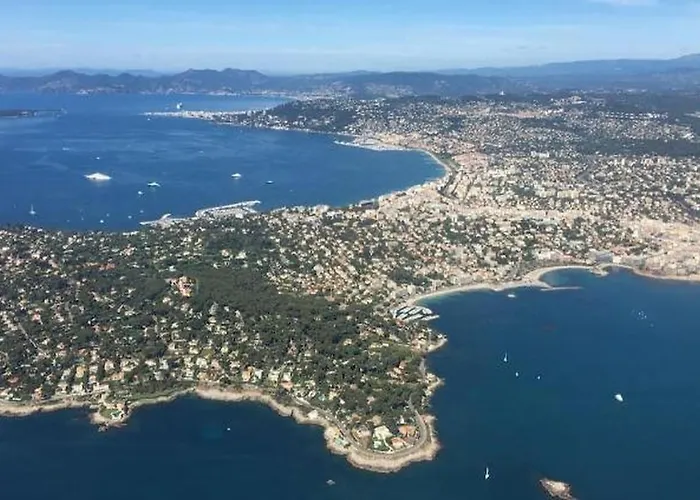 Domaine Blue Park 2 Pieces, Piscine, Jardin Prive, Climatisation, Parking Et Vue * Antibes